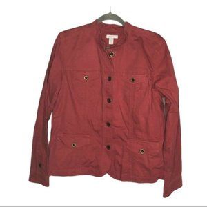 Charter Club Burnt Orange Women's Jacket L
